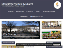 Tablet Screenshot of margaretenschule.de